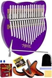 STOREMAX modashine KLX-660-PAK Mor Renk Cam Kalimba 17 Tuşlu Full Set modascope 1014773