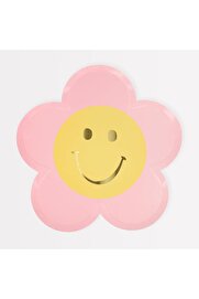 STOREMAX modashine - Happy Face Plates - Mutlu Yüz Çiçek Tabaklar (x8) modascope 1014773