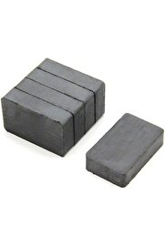 STOREMAX pltnstoreshop 5 Adet 40x25x10 Köşeli Ferrit Kömür Seramik Magnet Mıknatıs pltnstoreshop 1175735