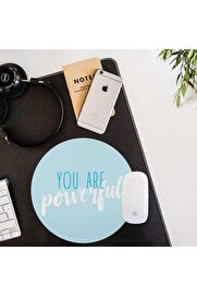 STOREMAX modashine Arkadaşa Hediye Tasarımlı Yuvarlak Mouse Pad - Mousepad - Mouse Pad - Fare Altlığı modasco