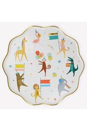 STOREMAX modashine - Dinner Plates - Hayvan Geçit Töreni Tabaklar (L) (8'li) modascope 1014773