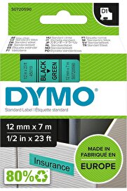 STOREMAX modashine S0720590, D1 Yedek Şerit (12 mm x 7 mt), Yeşil/Siyah (45019) modascope 1014773
