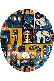 STOREMAX modashine fikirler Afrika Desenli Bilek Destekli Mouse Pad modascope 1014773