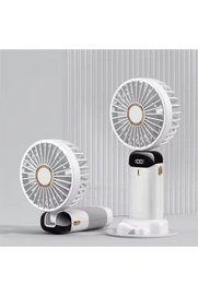 STOREMAX modashine El Fanı 5 Kademeli Led Göstergeli Boyun Askılı Mini Klima Beyaz modascope 1014773