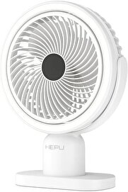STOREMAX modashine Işıklı USB Şarjlı Masaüstü Mini Fan – 3 Kademeli Hız Ayarlı Kompakt Gövde Led Işık modasco