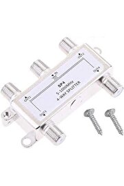 STOREMAX elizzashop 2048 Uydu 4'lü Splitter Kablo Tv Rg6 Anten Çanak Çoklayıcı Dağıtıcı 3D HD SD Yayınla