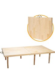 STOREMAX Katlanır Kamp, Piknik ve Bahçe Masası 70x120 cm - Ham Renk 1014773