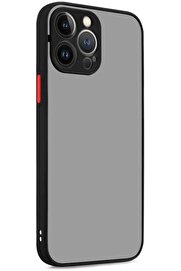 STOREMAX AKSESUAR 15 Pro ile Uyumlu Arka Kısmı Mat Şeffaf Yapıya Sahip Kenarları Silikon Tpu Malzemeden Üreti