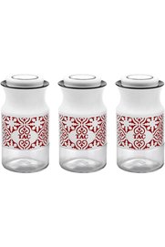 STOREMAX 3 Prç Küçük Beyaz/Kirmizi 1014773