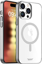 STOREMAX LABS 15 Pro ile Uyumlu Uyumlu Slim Fit Kılıf Kablosuz Şarj Destekleyen Sararmaya Karşı Korumalı Kapa