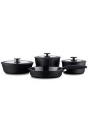 STOREMAX modashine A2792 Pratika 8 Parça Tencere Seti Siyah modascope 1014773