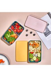 STOREMAX Bölmeli Çatal Kaşıklı 2 Katlı Saklama Kutusu (PEMBE KAPAKLI) 1014773