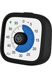 STOREMAX modashine Mutfak,Ders,Yemek için 60dk Analog Alarm Zamanlayıcı,Pomodoro Öğrenci Motivasyon Saati (Si