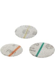 STOREMAX Professional Accessories 18 Parçalı Zımpara Seti (Ahşap ve Renk için, Çap 40 mm, Tanecik K80/K180/K3