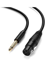 STOREMAX 6.5mm to XLR Dişi Mikrofon Ses Bağlantı Kablosu 5 Metre 1014773