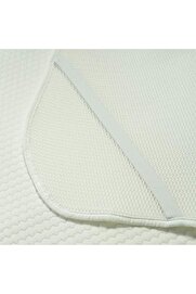 STOREMAX Y-74B Alptex 3 Boyutlu Kumaş Teknolojisiyle Üretilmiş Terletmeyen Bambulu Yatak Pedi, Beyaz, 90X190