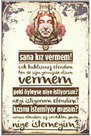 STOREMAX Şener Şen Replik Retro Drtr0100 Ahşap Mdf Tablo 1014773