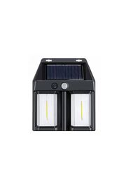evimdeyokyok Rustik Ampul İkili Solar Duvar Aplik Güneş Enerjili Hareket Sensörlü