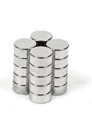 STOREMAX Magneteksan Ø6x3 mm Neodimyum Yuvarlak Silindirik Mıknatıs - 50 Adet Set 1175713