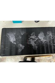 STOREMAX Büyük Boy 90x40 XXL Dünya Desenli Mouse Pad Kauçuk Kaymaz Alt Taban, Yumuşak Kumaş Oyuncu MousePad,