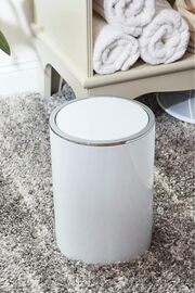 STOREMAX modashine Çöp kovası beyaz (İnca model) 25.5 x 18.5 cm modascope 1014773