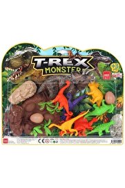 STOREMAX modashine Büyük Dinazor Kartela Trex Dinozor Set 3609 Tru-01-3609 modascope 1014773