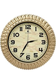 STOREMAX BL-1074 Serisi Klasik Kadran Yaprak Desenli Sessiz Akar 30 cm Duvar Saati 1014773