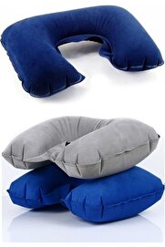 STOREMAX Home Şişme Seyahat Yastığı,Şişirilebilir Araba,Uçak Ve Yolculuklar İçin Yastık,Şişme Boyun Desteği (