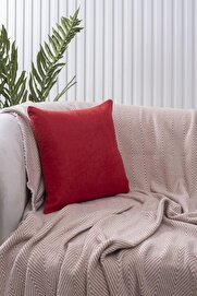 STOREMAX Kırmızı Sade Panorama Kırlent Kılıfı Çok Farklı Renk Seçeneğiyle, 50 x 50 1014773