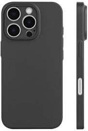 STOREMAX AKSESUAR 16 Pro ile Uyumlu First Silikon Kılıf Yapılı Mat Dış Yüzeyli Tam Koruma Sağlayan Kamera Kor