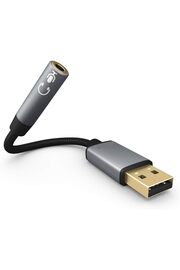 STOREMAX 3.5mm USB transferi ses kartı AUX HiFi ses uzatma kablosu PC için 3.5mm hoparlör kulaklık kulaklık