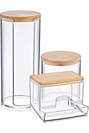 STOREMAX pltnstoreshop Kapak 3 lü Akrilik Organizer Set pltnstoreshop 1175735