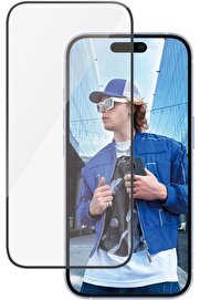 STOREMAX Glass 16/15/14 Pro için ultra geniş kesim ekran film | kenardan kenara sertleştirilmiş cam, düşme/çi