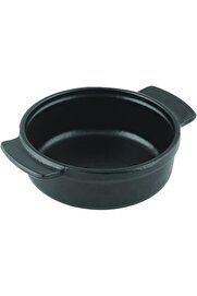 STOREMAX modashine Pişirme Kabı, LV ECO GV 11, Yuvarlak Güveç, Çap 11 cm, Dökme Demir, Siyah modascope 101477