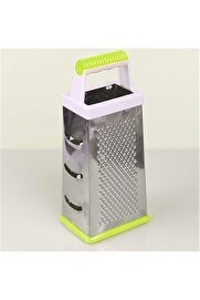 STOREMAX pltnstoreshop 4 Yüzeyli Metal Mutfak Rendesi, Plastik Tutacaklı (Yeşil) pltnstoreshop 1175735