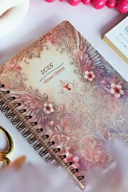 STOREMAX modashine Journals Spiralli Sert Kapak 2025 Günlük Ajanda A5 modascope 1014773