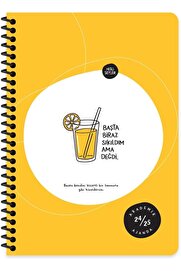 STOREMAX modashine Şeyler A5 Spiralli Akademik Ajanda - Başta Sıkıldım modascope 1014773