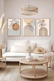 STOREMAX 3 Parça Çerçeve Görünümlü Mdf Tablo Seti - ARTSYCLLCT6-2030 1014773