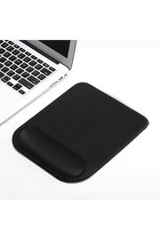 STOREMAX elizzashop Bilek Destekli Mouse Pad Ergonomik Kaymaz Taban Mouse Pad, Bilek Koruyucu Tasarım Siyah e