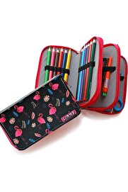 STOREMAX modashine Kutusu Siyah Organizer Vegan Deri Üç Bölmeli modascope 1014773