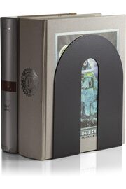 STOREMAX modashine Kitap destekleri, ağır, 25,4 cm, çelik, siyah (93182) modascope 1014773