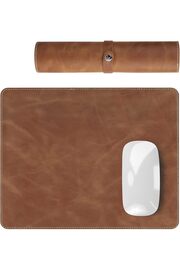 STOREMAX Gaming Oyuncu Gamer Hakiki Deri Mouse Pad, Deri Fare Altlığı, Hakiki Deri Ped, Dayanıkl