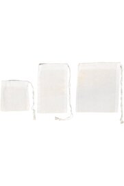 STOREMAX modashine Bitki Çayı Çay Demleme Demlik Kesesi Süzgeci Yüzde Yüz Pamuk 3'lü Set modascope 10147