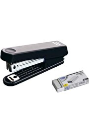 STOREMAX modashine Siyah Küçük Zımba Makinesi + 1 Paket Beyaz Zımba Teli modascope 1014773