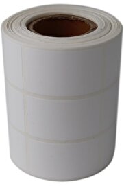 STOREMAX modashine etiketler, hazır al hızlı al PP Opak Etiket 30mm x 50mm Ruloda 1500 Adet Yan Yana 3 lü 40m