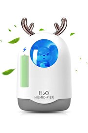 STOREMAX modashine Taşınabilir Mini Nemlendirici, Soğuk Sis, Beyaz, Pille Çalışan, USB ile Çalışan, Sessiz Ça