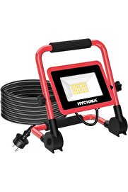 STOREMAX modashine LED şantiye projektörü, 30 W spot, taşınabilir çalışma lambası, 3000 lm, 6500 K, soğuk bey