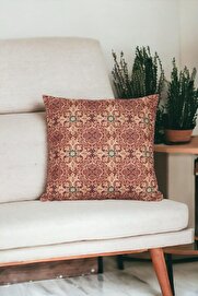 STOREMAX 43X43 Cm Desenli Kırlent Kılıfı Dekoratif Etnik Ikat Damask Inta-492 1014773