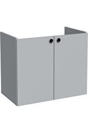 STOREMAX Shift T20 81001 Kapaklı Lavabo Dolabı, Kül Gri, 80 cm