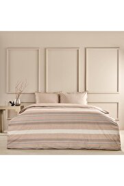 STOREMAX Perle Çizgili%100 Pamuk Nevresim Takımı,, Çift Kişilik 1014773